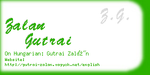 zalan gutrai business card